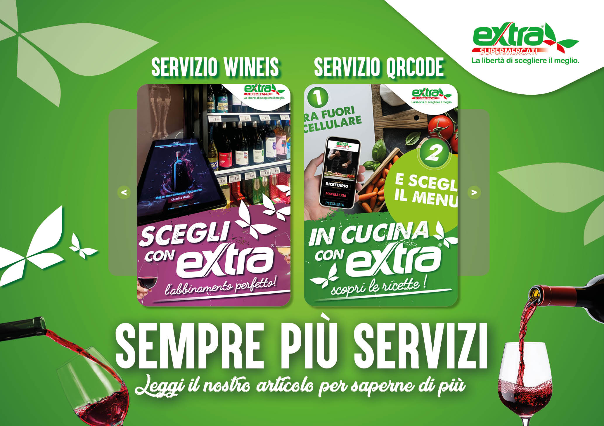 I nuovi servizi Extra: innovazione e qualità per una spesa sempre più su misura